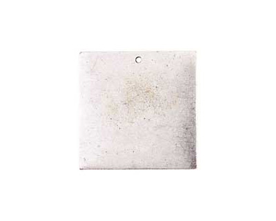 Nunn Design Antique Silver (plated) Flat Grande Square Tag 31mm