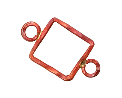 Patricia Healey Copper Large Square Link w/ 2 Loops 35x20mm