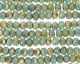 Czech Glass Sandy Shores Fire Polished Rondelle 4x5mm