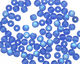 Czech Glass Matte Sapphire AB Round 5mm