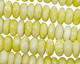Natural Lemon Jade Rondelle 9mm