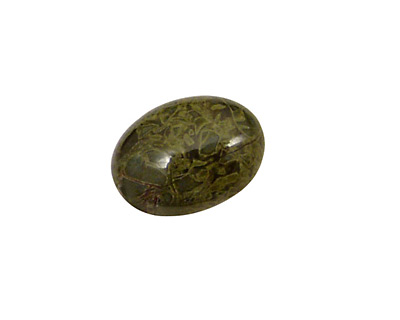 African Green Jasper Oval Cabochon 13x18mm