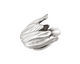 Ezel Findings Rhodium (plated) Tulip Bead Cap 18x16mm