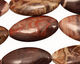 Red Conglomerate Jasper Horse Eye 30x15mm
