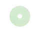 Opaque Seafoam Green Recycled Glass Donut 25mm