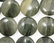 Green Line Quartz Puff Coin 16mm