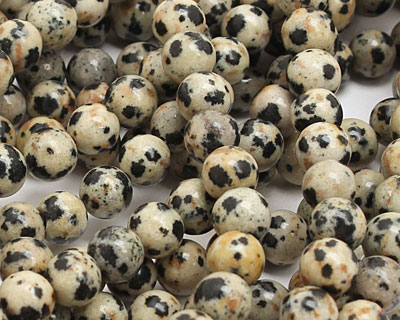 Dalmatian Jasper Round 6mm