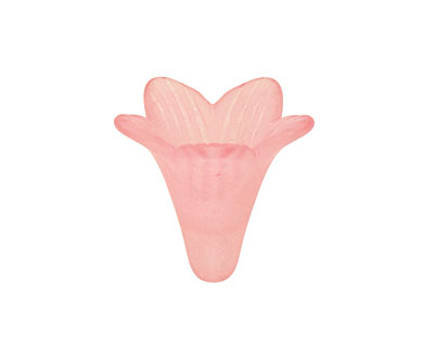 Lucite Peony 5 Petal Bellflower 23x22mm