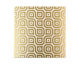Lillypilly Gold Maze Anodized Aluminum Sheet 3"x3", 22 gauge