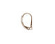 TierraCast Sterling Silver Plain w/ Ring Leverback