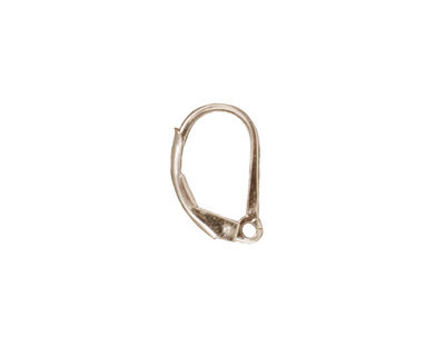 TierraCast Sterling Silver Plain w/ Ring Leverback