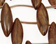 Marbled Coffee Jasper Spear Drop 10x30mm