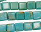Chinese Turquoise (stab.) Puff Square 10mm