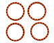 Stampt Antique Copper (plated) Small Round Textured Ring 16mm