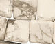 White Howlite Puff Square 20mm