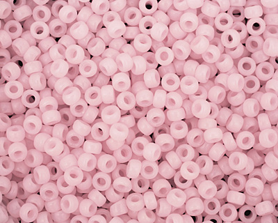 TOHO Ceylon Frosted Innocent Pink Round 8/0 Seed Bead