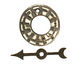 Earthenwood Studio Ceramic Time Wheel Toggle Clasp 27-28mm, 37mm bar