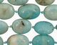 Peruvian Amazonite Tumbled Oval 8-18x10-14mm