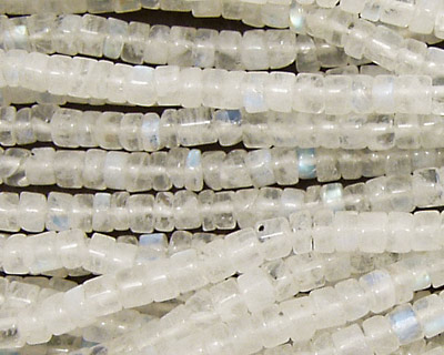 Moonstone (rainbow) Heishi 4.5-5mm
