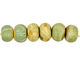 Humble Beads Polymer Clay Chartreuse Tiny Disk 7x10-11mm