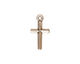 TierraCast Antique Silver (plated) Classic Cross 11x20mm