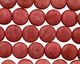 Rainbow Rhodonite Puff Coin 12mm