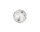 Trinket Foundry Silver Daisy Bottle Cap Puff Coin 15mm