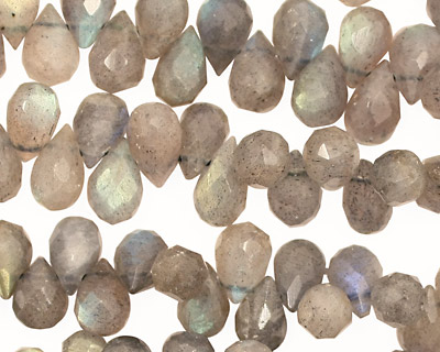 Labradorite Faceted Teardrop 6x9mm
