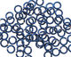 Blue Enameled Copper Round Jump Ring 5mm, 18 gauge