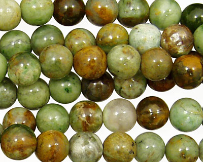 Petrified Green Opal Round 8mm