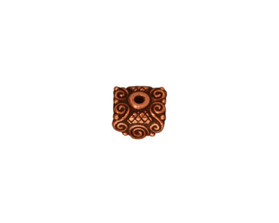 TierraCast Antique Copper (plated) Mirage Pendant Cap 8mm