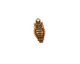 Stampt Antique Copper (plated) Owl Charm 7x15mm