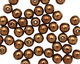 Czech Glass Dark Bronze Round 6mm