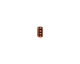 TierraCast Antique Copper (plated) Rococo Square Heishi 6mm