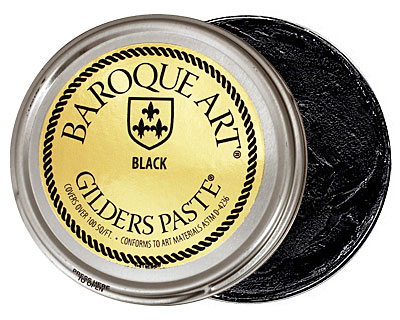 Black Baroque Art Gilders Paste 4 oz.