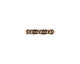 TierraCast Antique Silver (plated) Beaded 3-Hole Bar 11x3mm