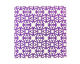 Lillypilly Purple Starburst Anodized Aluminum Sheet 3"x3", 24 gauge