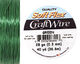 Soft Flex Green Craft Wire 28 gauge, 40 yards