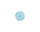 Lillypilly Turquoise Geometrics Anodized Aluminum Disc 11mm, 24 gauge