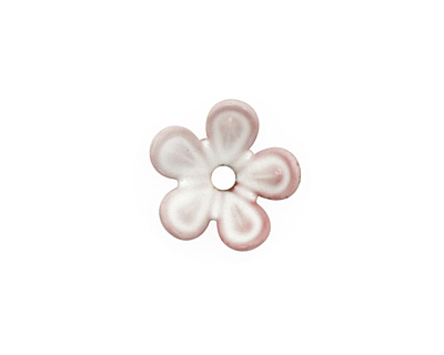 C-Koop Enameled Metal White 5 Petal 15mm