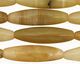 Yellow Opal Rice 35-36x10mm