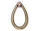 TierraCast Antique Brass (plated) Teardrop Pendant 20x34mm