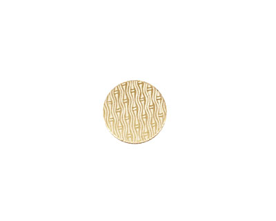 Lillypilly Gold Reeds Anodized Aluminum Disc 11mm, 22 gauge