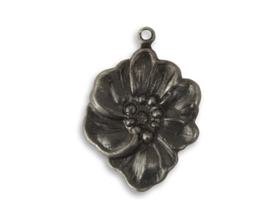 Vintaj Arte Metal Nouveau Floret Pendant 19x27mm