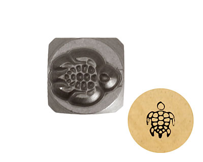 Sea Turtle Metal Stamp 5mm