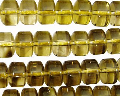 Smoky Quartz (yellow) Wheel 10mm