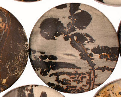 Artistic Jasper Puff Coin 35mm