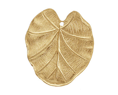Brass Flat Leaf 28x30mm