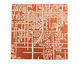 Lillypilly Bronze Bamboo Anodized Aluminum Sheet 3"x3", 24 gauge