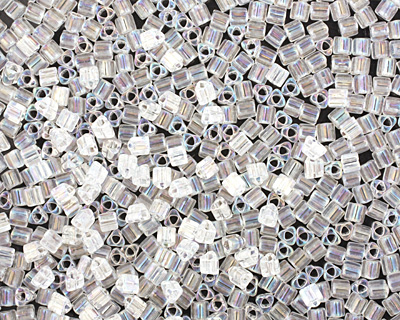 TOHO Transparent Rainbow Crystal Triangle 11/0 Seed Bead